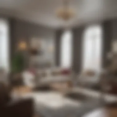 Elegant Peel and Stick Base Molding in Modern Living Area