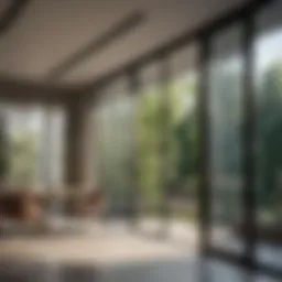 Innovative plastic track solution for sliding windows in modern architecture