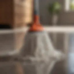 Innovative Quickie brand mop refill design