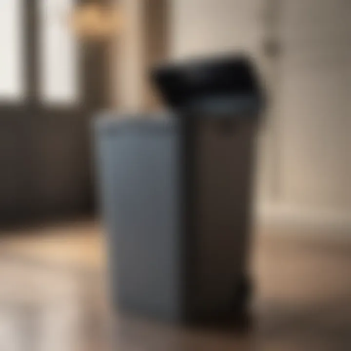 Innovative trash can design for waste management