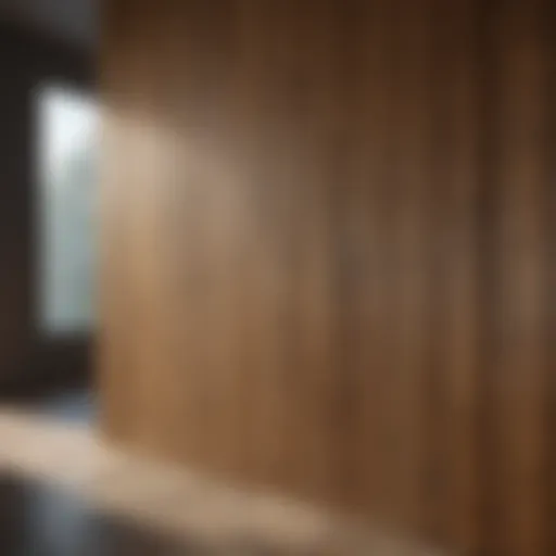 Innovative use of thin wall planks in architectural design