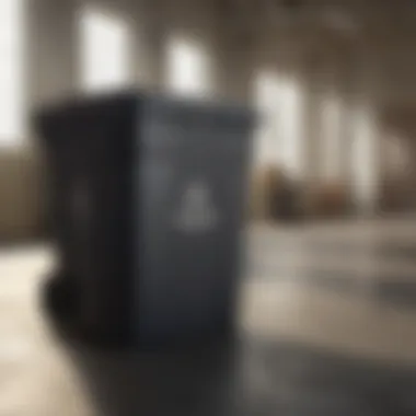 Innovative Strategy Innovative Waste Management Strategy featuring Knape & Vogt Trash Can