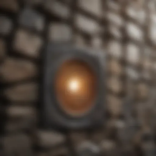 Artistic Stone Wall Panel Design
