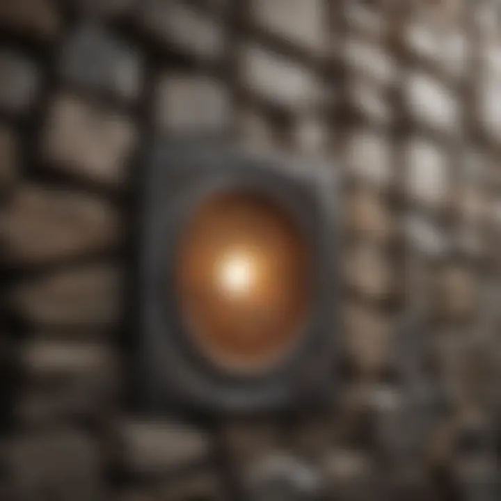 Artistic Stone Wall Panel Design