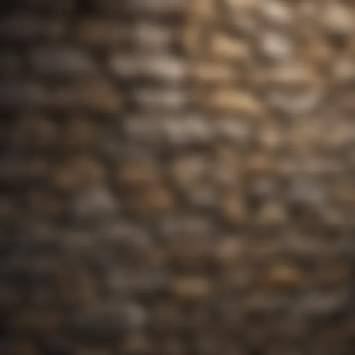Creative Peel and Stick Stone Wall Application