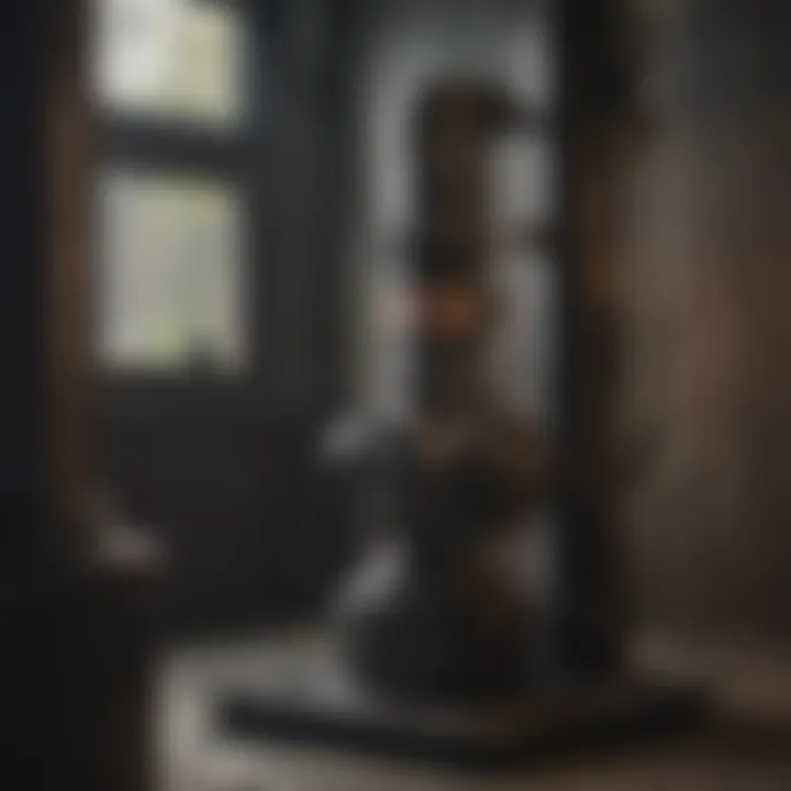 Artistic portrayal showcasing well pump installation and maintenance practices