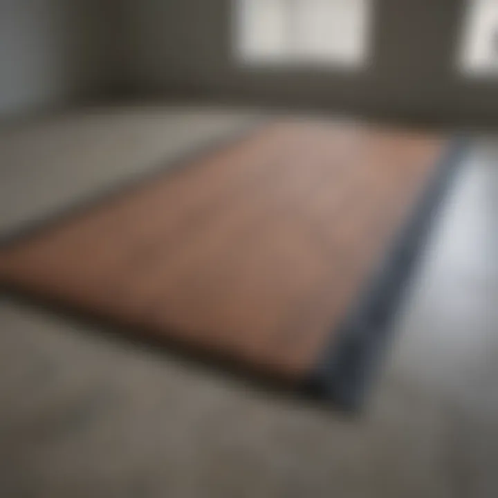 Installation process of bypass barn door floor guide