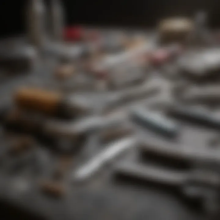 Illustration of tools needed for sensor light installation