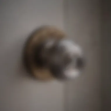 Installation of a new door knob