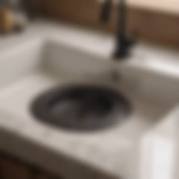 Installing new sink drain gasket