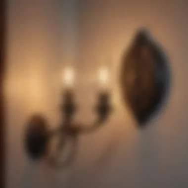 Wiring connections for wall sconce lighting