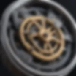 Sophisticated Gear Mechanism in Battery-Powered Clock