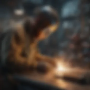 Illustration of various applications of JB welders across industries