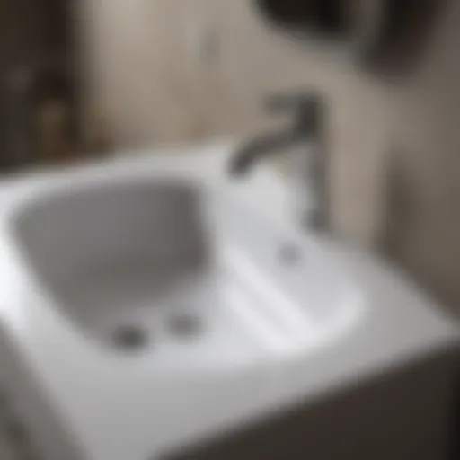 Sleek design of the Keeney chrome bathroom sink pop up drain