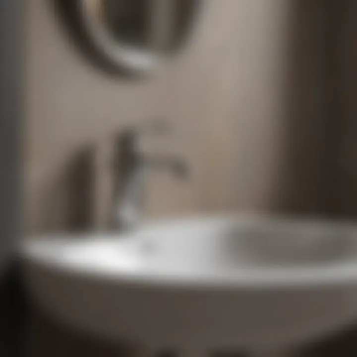 Installation of the Keeney chrome bathroom sink pop up drain