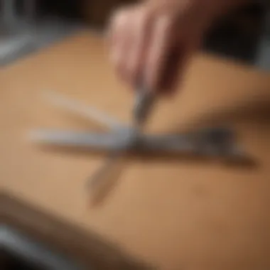 Durability Test: KitchenAid Scissors in Action KitchenAid Scissors cutting through thick cardboard