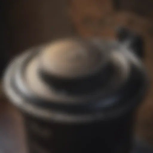 Innovative trash can lid mechanism by Knape & Vogt