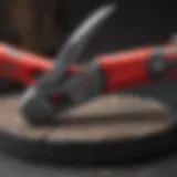 Close-up view of Knipex Cobra waterpump pliers showcasing the jaw design