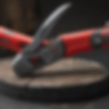 Close-up view of Knipex Cobra waterpump pliers showcasing the jaw design