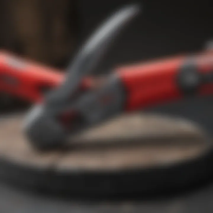 Close-up view of Knipex Cobra waterpump pliers showcasing the jaw design