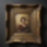 Luxurious Krylon Gold Leaf on a Vintage Frame