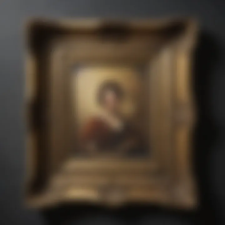 Luxurious Krylon Gold Leaf on a Vintage Frame