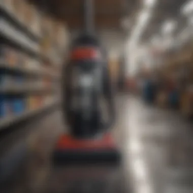 Large Shop Vacuum in Commercial Space