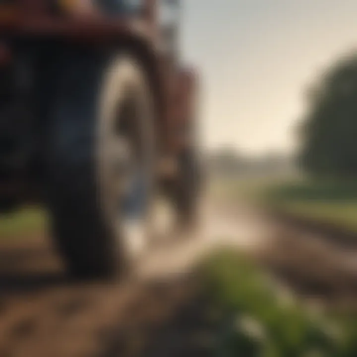 Revolutionizing Agriculture with Large Water Hose Technology Large water hose in agricultural field