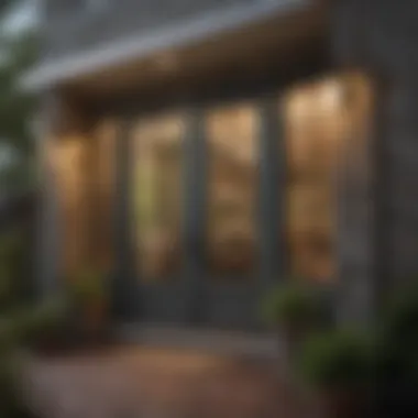 Seamless Blend of Style and Utility Integration of style and utility in Larson Full View Storm Door