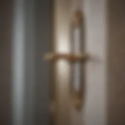 Elegant Larson Glass Door Handle in Luxurious Setting