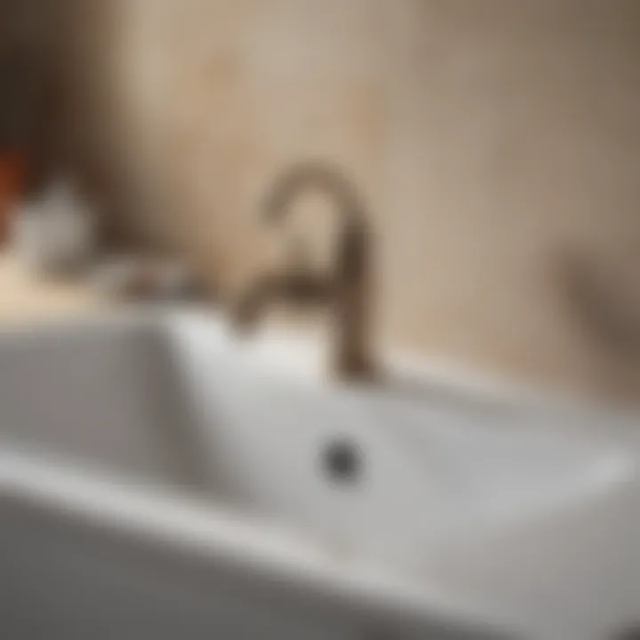 Adapter Installation Process Illustration of a laundry tub faucet to garden hose adapter installation process