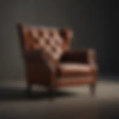 Elegant Leather Armchair Care Leather Armchair Treated with Guardsman Leather Conditioner