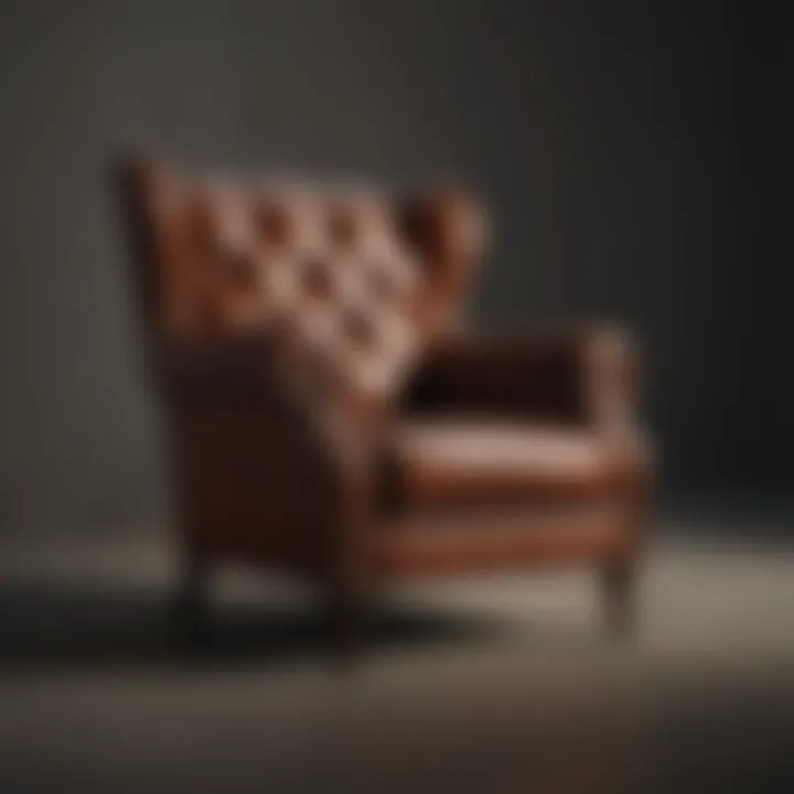 Elegant Leather Armchair Care Leather Armchair Treated with Guardsman Leather Conditioner