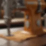 Carhartt logo on vintage sewing machine