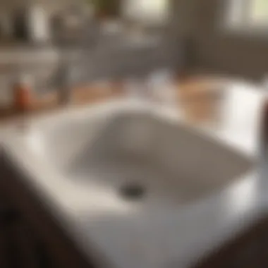 Caulk removal on kitchen sink