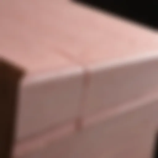 Light pink spray paint creating a chic finish on wood