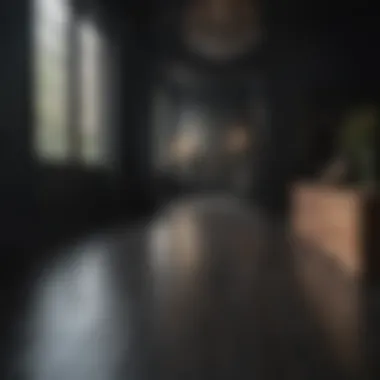 Luxurious Black Wood Peel and Stick Flooring Design Options