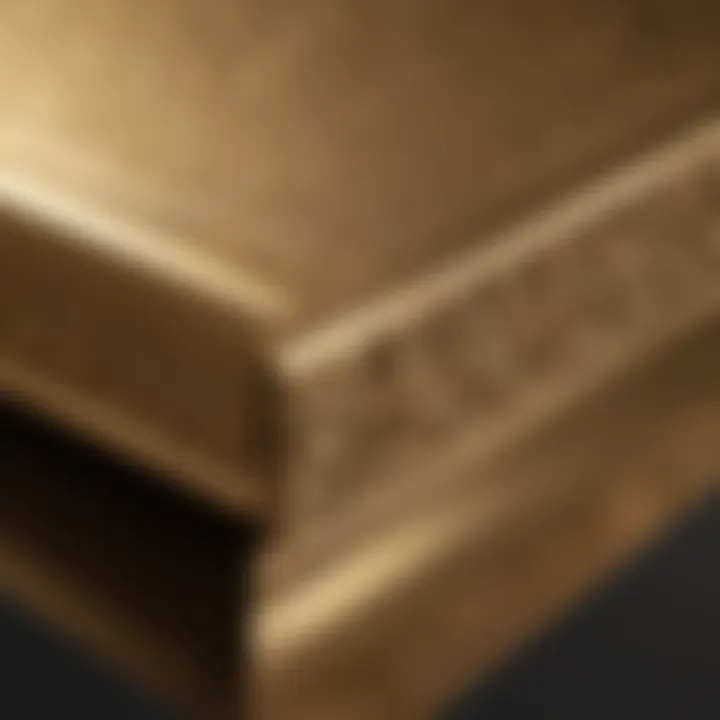 Luxurious Gold Foil Accented Shelf Paper