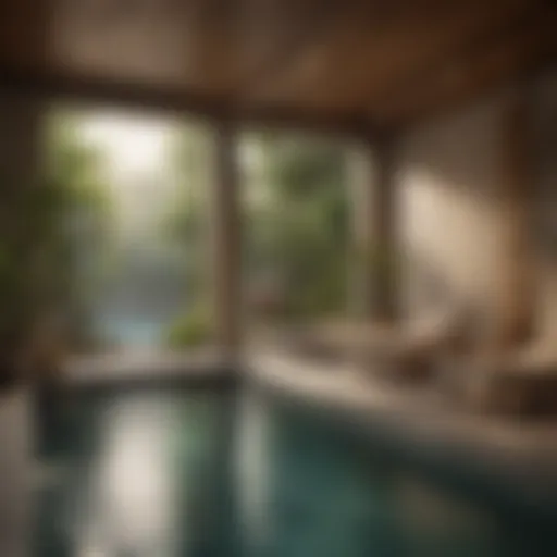 Zen Oasis: The Perfect Spa Ambiance Luxurious spa setting with HTH chlorinating sanitizer