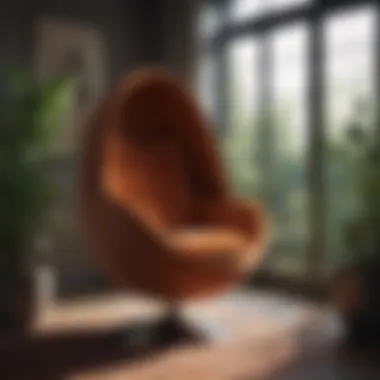 Luxurious Velvet Garden Egg Chair Luxurious Velvet Garden Egg Chair