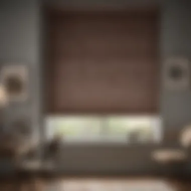 Luxurious 64-Inch Mini Blind with Velvet Texture