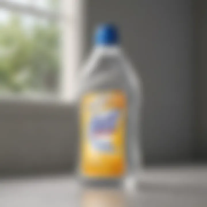 Abstract Lysol Multi-Surface Cleaner Bottle