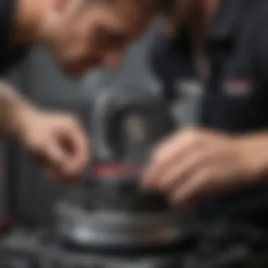 Illustration showcasing expert maintenance tips for Briggs and Stratton gas caps