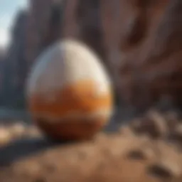 Majestic Egg Rock Formation