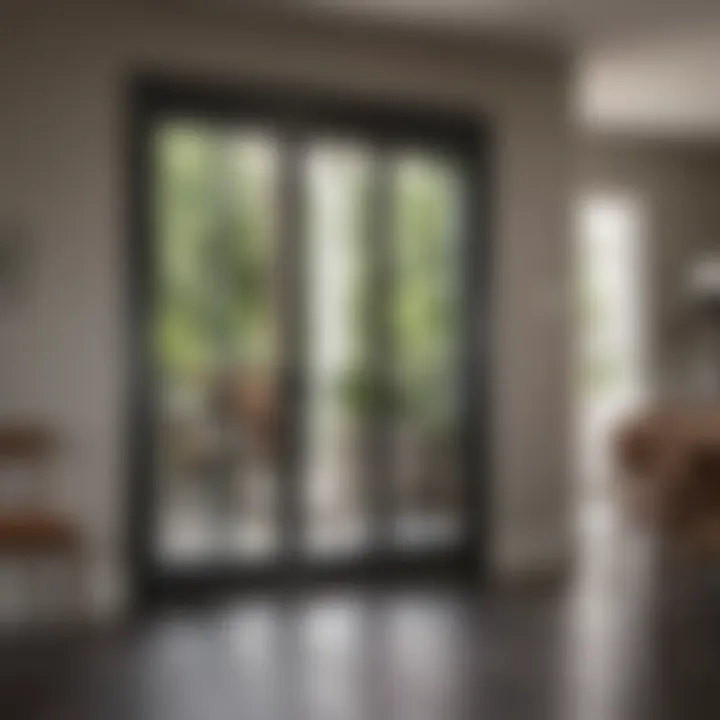 30-inch bifold glass door maximizing natural light