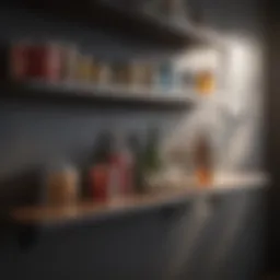Innovative shelf board installation