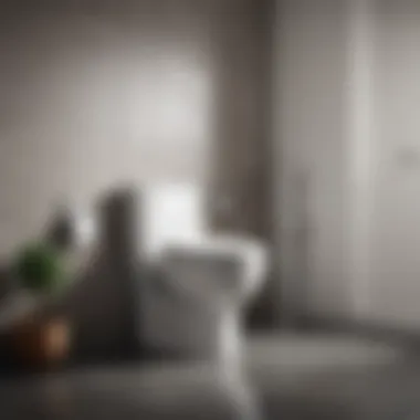 Illustration showcasing optimized toilet efficiency