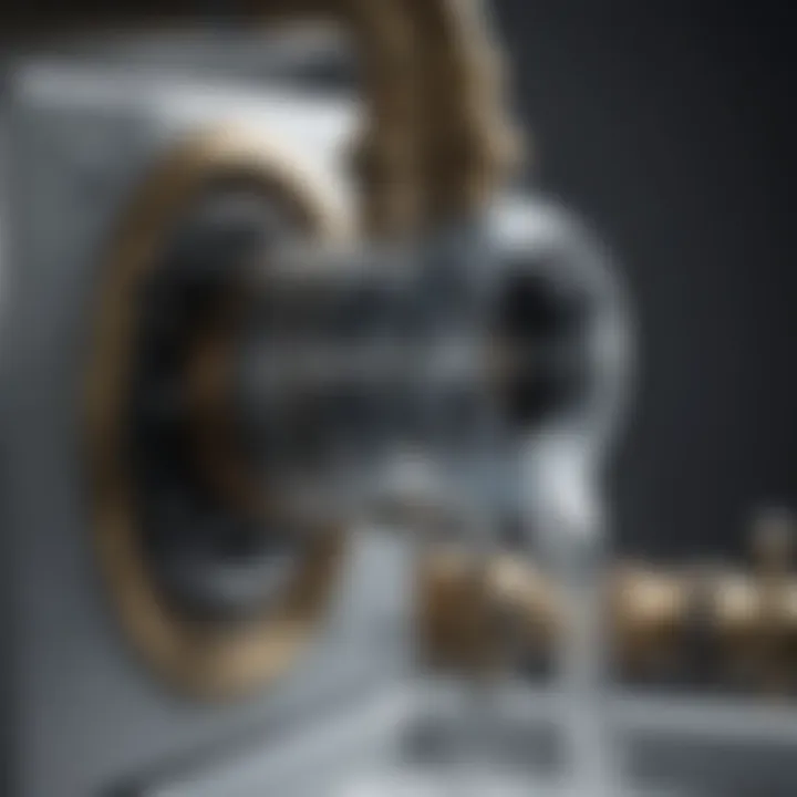 Mechanism of water flow in washer valve