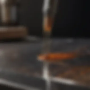 A precision application of metal epoxy on a complex surface