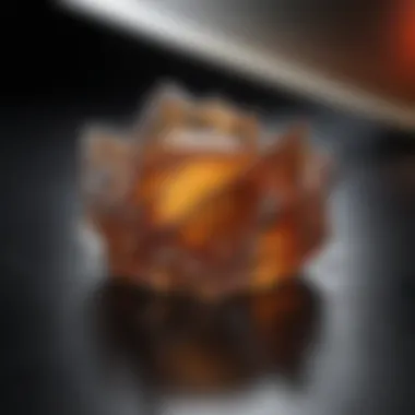 A macro shot showcasing the chemical composition of high-quality metal epoxy